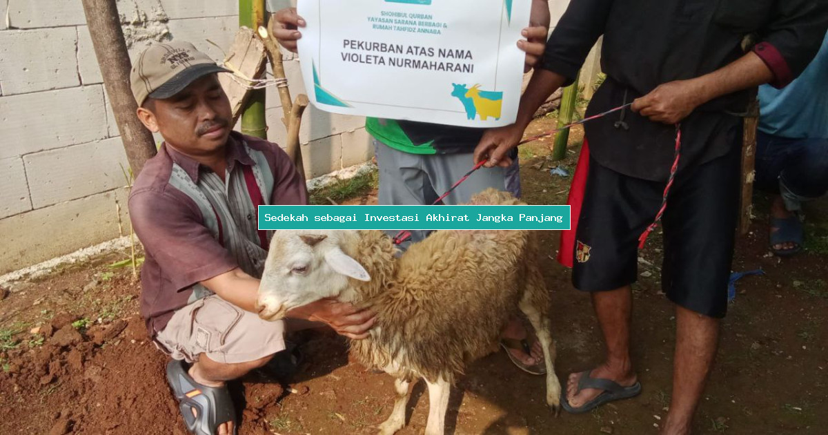 Sedekah sebagai Investasi Akhirat Jangka Panjang